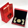 Set Conmemorativo de Pasteles de Luna Ruyi del Festival de Medio Otoño, Decoraciones de Pasteles de Luna Ruyi Doradas y Plateadas, Regalos de Medio Otoño, Beneficios Corporativos