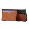 Denior es Adecuado para Funda de Teléfono Móvil Samsung S24Plus, Funda Protectora con Tarjetero S22Ultra, Funda de Cuero Anticaídas S23