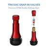 Válvula de neumático de vacío modificada para automóvil, válvula sin cámara, válvula de color TR413AC