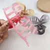 Presilha de Cabelo Nova Borboleta Geleia Tubarão Estilo Coreano Celebridade da Internet Transfronteiriça Clip de Plástico com Fita Tendência Simples