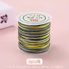 No. 72 Hilo de Cuerda de Jade y Hilo de Jade para Tejer, Pulsera de Cuerda Trenzada Hecha a Mano para DIY, Hilo de Cuerda Trenzada de Tienda de Oro, Venta Directa del Fabricante