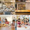 Soporte de Acrílico Personalizado para Galletas, Soporte de Acrílico de Alta Transparencia para Mesa de Postres, Estante de Almacenamiento para Snacks de Panadería, Personalización en Pequeñas Cantidades