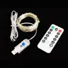 Luces de Hilo de Alambre de Cobre LED Luces Pequeñas de Colores Alimentadas por Energía Solar Luces de Hada para Jardín Decoración Exterior para el Hogar Tira de Luces de Ambiente