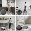 Juego de Dos Piezas de Alfombrilla para Piso de Cocina, PVC Engrosado Impermeable, Resistente al Aceite, Alfombrilla Antifatiga para Pies, Alfombra Antideslizante con Pendiente, Lavable