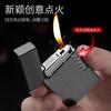 MF891 Encendedor de rueda de esmerilado Langsheng fuego abierto rueda de esmerilado de metal encendedor de deslizamiento lateral para hombre enviar a novio esposo