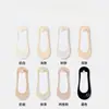 Calcetines de Seda de Hielo para Mujer, Antideslizantes, Invisibles, Suela de Algodón Puro, Estilo Delgado de Verano, Calcetines Bajos Invisibles, Calcetines Cortos Ultradelgados