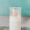 Fornecedor Fabricante Cabeça de Pinguim Fivela Total de Plástico PP Garrafa a Vácuo Tipo Empurrador com Mola Plástica Frasco de Cosméticos com Loção