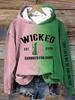 Sudadera con capucha nueva para mujer 2025, Más vendida en plataformas independientes, Impresión digital 3D Serie de Halloween, Suministro del fabricante