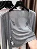 Cárdigan Modal Protector Solar para Mujer, Chal Corto Abotonado Delgado para Verano, Combinado con un Vestido de Tirantes