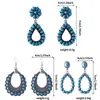 Pendientes Turquesa Estilo Resort de Amazon para Mujer Diseño Ins Forma de Gota Retro Antiguos Exagerados Pendientes al por Mayor