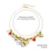 Set de joyería transfronterizo para el Día de San Valentín: pulsera y collar de rosa roja, elegante y sofisticado collar de corazón para el Día de San Valentín