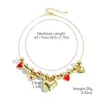 Joyería transfronteriza de San Valentín más vendida Aretes de flor de rosa roja Collar de corazón Conjunto Aretes de San Valentín europeos y americanos