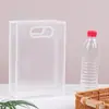 Bolsa de Mano Transparente de Plástico PP Ins Sentido Avanzado Bolsa de Regalo de Cumpleaños para Celebridades de Internet Bolsa de Mano para Dulces de Boda Regalo a Mano en stock
