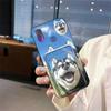 Adecuado para Funda de Teléfono Móvil Cooper, Carcasa Suave para Selfies, Tarjetero Creativo para Parejas, Nuevo Gato de Enfriamiento Perro Personalizado de Moda