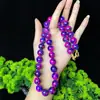 Pulseira Colar Corrente de Suéter Agata Iridescente Azul-Roxo Qianjing Wanma Joias para Transmissão ao Vivo Venda por Atacado