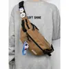Bolso de Pecho para Hombres y Mujeres, Bolso de Hombro Deportivo Simple de Moda, Riñonera Casual Estilo Japonés, Mochila Cruzada de Moda para la Calle