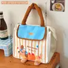 Bolsa Tote Lancheira Fofa de Dachshund para Estudantes e Trabalhadores de Escritório, Aparência Elegante, Grande Capacidade, Bolsa Lancheira de Folha de Alumínio Espessada