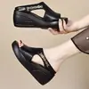 Chanclas de Plataforma con Cuña de Venta Caliente para Mujer 2026 Nuevas Llegadas de Verano Chanclas de Exterior para Mujer Suela Suave Versátiles de Moda Zapatos de Madre