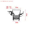 Talheres criativos de celebridade da internet formato de tartaruga personalidade copo pequeno para suco bebida vinho mini 50ml urso marrom copinho