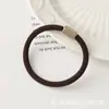 Novos Scrunchies Simples de Alta Elasticidade para Outono e Inverno para Mulheres, Elásticos de Rabo de Cavalo Duráveis Que Não Danificam o Cabelo, Acessórios de Cabelo