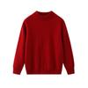 Suéter infantil de gola alta em cashmere para meninos e meninas, suéter quentinho para usar por baixo de outras peças, suéter de cashmere tricotado para bebês, moderno e estiloso.