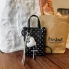 Bolso de mano nuevo de lunares, bolso para teléfono estampado, bolso de nicho estilo coreano, bolso de hombro de moda para el día a día para niñas, bolso cruzado