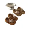 Zapatos Birkenstock para Niña Pequeña, Zapatos de Princesa de Conejito, Nuevos Zapatos de Cuero para Niños Primavera y Otoño 2026, Zapatos de Calle Retro, Zapatos de Suela Suave