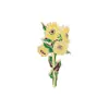 Broche de girassol Van Gogh, broche de flor de íris, fivela, acessórios para roupas, decorações criativas, emblemas para encomendar