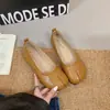 Zapatos Retro de Suela Suave con Punta Dividida para Mujer 2026 Otoño Nuevo Estilo Bailarinas Slip-Ons Mary Janes Zapatos Wawa Bean