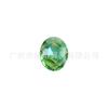 Nuevo arte de uñas con punta inferior de diamante súper brillante estilo japonés hielo transparente fruta verde color importado multicorte amor diamante joyería al por mayor