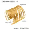 Estilo de Moda Cubo de Azúcar Anillo Ancho Liso Collar Estilo Europeo y Americano Diseño Exagerado Gargantilla Geométrica Conjunto de Pulsera y Anillo