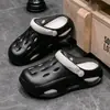 Novo Estilo Sapatos com Furos Sola Grossa Sapatos de Jardim Femininos Verão Antiderrapante Calçados Externos Chinelos Sapato Removível Sapatos de Praia para Homens