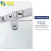 Accesorios para Baño, Accesorios de Ferretería, Ejes Superiores e Inferiores de Acero Inoxidable para Puertas de Cristal, Abrazaderas de Techo y Piso, Abrazaderas para Puerta de Baño