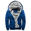 2018 Estilo Coreano Deportivo Forrado de Polar Engrosado Abrigo para Hombre Nuevo Suéter para Hombre con Capucha Ropa de Béisbol para Hombre Otoño e Invierno