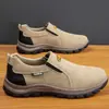Zapatos de Hombre Transfronterizos, Zapatos de Senderismo Talla Grande, Zapatos Casuales, Zapatos para Caminar Antideslizantes, Zapatos Deportivos Casuales para Hombre, Zapatos de Papá de Suela Suave