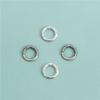 Anillo cerrado de plata esterlina S925, accesorios circulares, anillo para correr, anillo, cuerda, tarjeta de mano, bricolaje, texto hecho a mano, juego, accesorios, material, bolsa