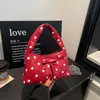 Bolso de Lunares para Mujer, Nuevo Estilo de Verano de Moda 2026, Exquisito Diseño de Lazo, Bolso de Mano Pequeño para Salir, Bolso Cruzado con Cadena para Hombro
