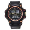 Reloj Digital Multifuncional Colorido Luminoso de Moda con Cara Sonriente LED de Silicona para Hombre, Reloj Deportivo Impermeable, Modelo Creativo