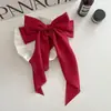 Clip de resorte con lazo de perla, accesorio para el cabello de alta gama, elegante y francés para celebridades de Internet.