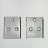 Peça de Fixação Conector Interno Tubo Quadrado Sem Solda Fivela de Fixação Embutida em Forma de U Acessórios 1520X25X30X40X50X60