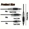 Jaula de Cebo Pesado para Carpa Tipo Resorte Deslizante Peso Ajustable 15-45g Compatible con Cañas Marinas de Agua Dulce y Salada Universal