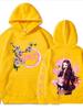 Suéter para Hombre Transfronterizo Nuevo Espada de Exterminio de Demonios Animación Alrededores Suéter Bidimensional Suelto Casual Sudadera con Capucha para Mujer Primavera y Otoño