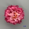 Simulação 17 cm grande peônia flor atacado adereços de dança flor de casamento parede diy material cos traje cabeça flor com flor