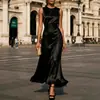 Vestido de Verano 2026 Estilo Retro Francés de Lunares para Mujer, Estilo Nuevo, Elegante, Ceñido a la Cintura, Adelgazante, Sin Mangas, de Longitud Media, Adecuado para Ir al Trabajo