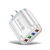 A NOSOTROS. Cargador de viaje mariposa nuevo con normativa europea, 4 puertos USB multipuerto de 5 V/2,4 A. Cargador doméstico con normativa británica.