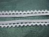 3 accesorios de ropa de encaje de algodón de onda blanca, material de bricolaje hecho a mano, encaje de borde de 10 mm