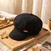 Otoño Invierno Estilo Coreano Temperamento Retro Boina Nuevo Versátil Moda Viaje Cotidiano Sombrero Octogonal Lindo Dulce Sombrero de Mujer