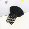 Herramienta Voluminizadora de Corona Alta Almohadilla Invisible para Flequillo Pinza para el Cabello para Mujeres, Peine Insertador de Raíz del Cabello de la Frente, Pinza para Flequillo con Pedrería Accesorio para el Cabello
