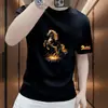 26 Nuevas Camisetas de Manga Corta Personalizadas de Estilo Chino de Moda con Estampado de Caballo para Hombre, Camiseta Base del Año del Zodiaco, Camiseta de Manga Corta para Hombre