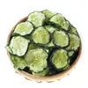 Pepinos secos, verduras caseras deshidratadas al sol, tiras de pepino deshidratado de especialidad, verduras secas crujientes y tiernas, cáscaras de pepino deshidratadas al sol